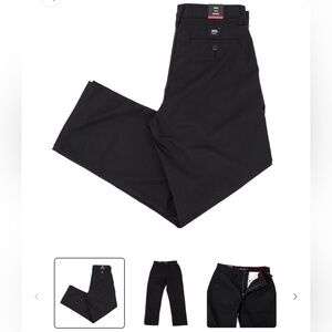 Vans Pants Mens 30 Black Authentic Chino Loose Fit Skate Casual Trousers New
